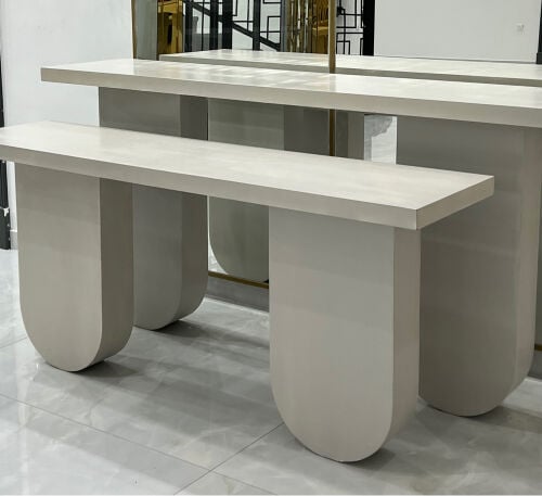 wooden console