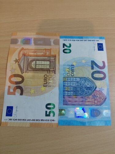 Old Euros Banknotes/Bills- 5
