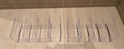 clear acrylic bag organizers x2
