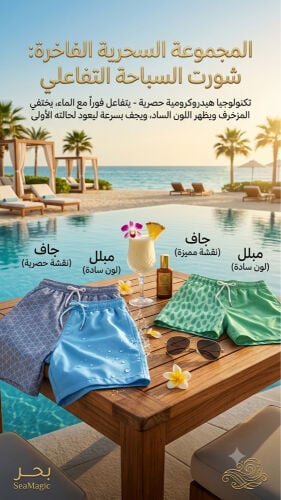 جمله شورت يتغير لونه