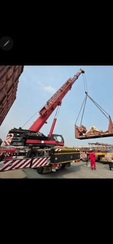 CRANES 25 -80 &  FLATBED TRAILER