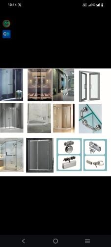 bathroom shower glass partition wor