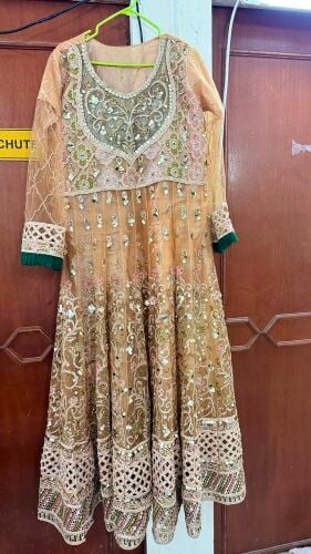 Pakistani net maxi gwon