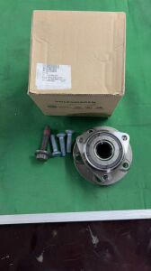 Front wheel bearing and hub assy