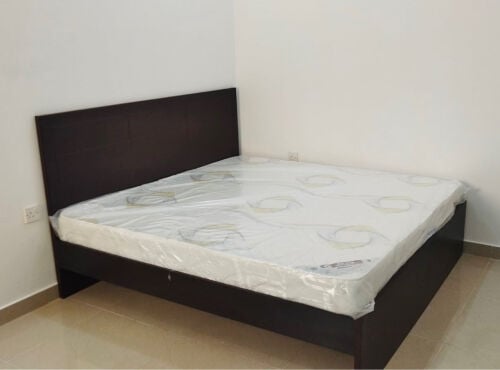 King Bed with mattress and 2 pillow