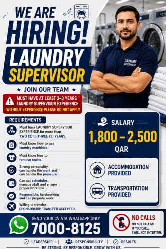 Laundry Supervisor 