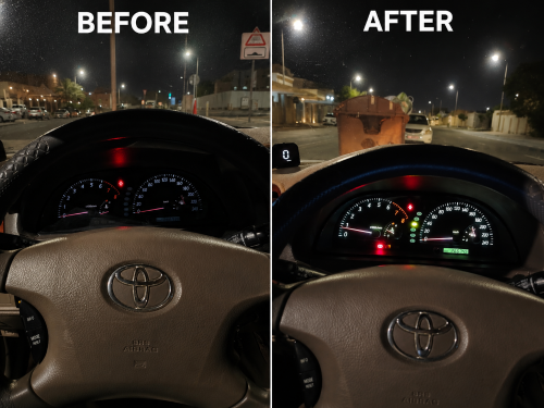 car meter lights upgrade