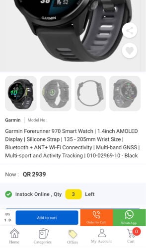 GARMIN FORERUUNER 970
