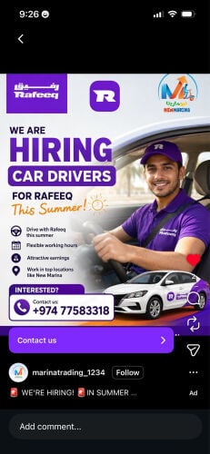New Marina Gofast delivery services