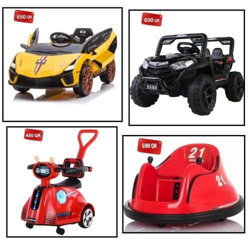 Collection of kids cars