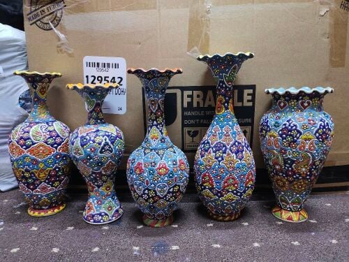 flower vase irani handmade