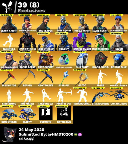 6 حسابات فورت نايت شيطون نادره