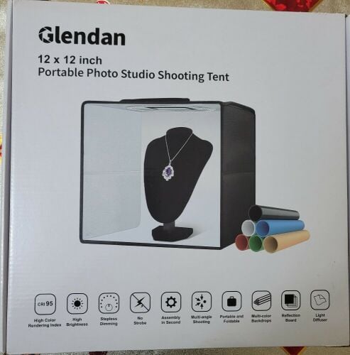 2 Photo Studio Light Boxes with LED