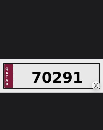 70291 Plate Number for Sale