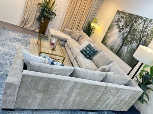 Home centre U shape sofa