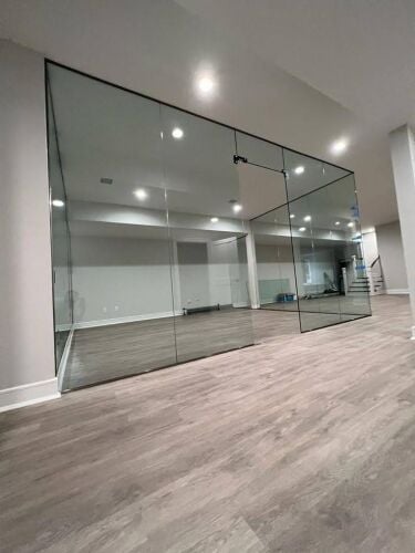Aluminum and glass work Aluminum an