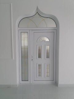 aluminum upvc glass partition 