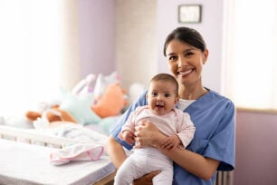 babysitter for 4 month old baby 