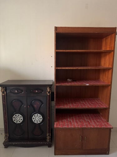 Bookshelf and Shoe rack
