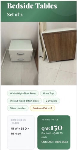 Two Bed Side Tables