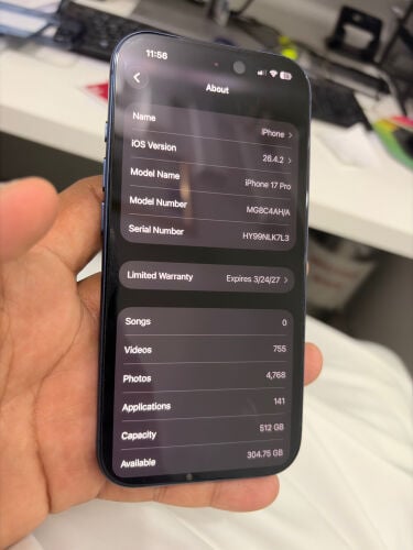 I phone 17 pro
