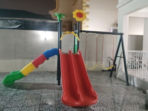 kids swing sliding