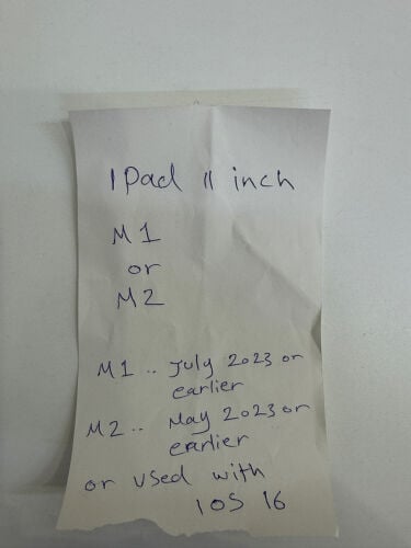 i need apple ipad pro 11 inch M1,M2