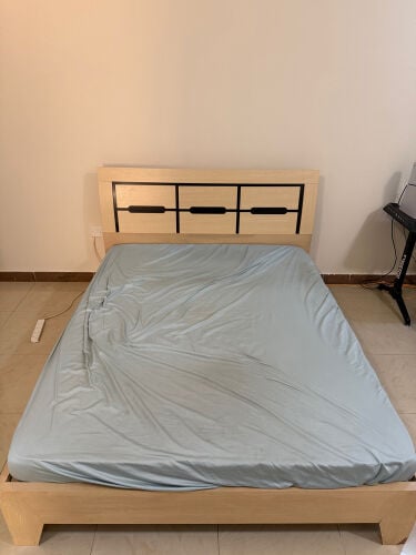 bed, closet, and dressing table 