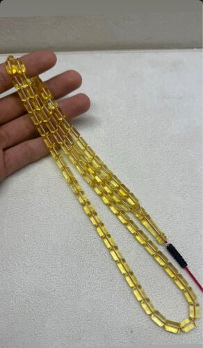 مسباح كهرم شفاف صافي