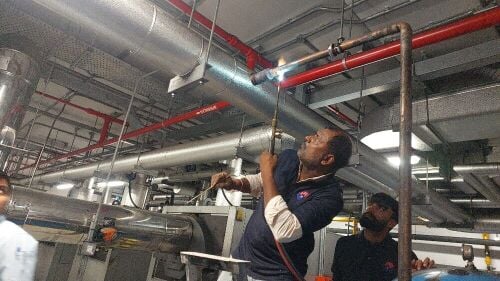 copper pipe fitter