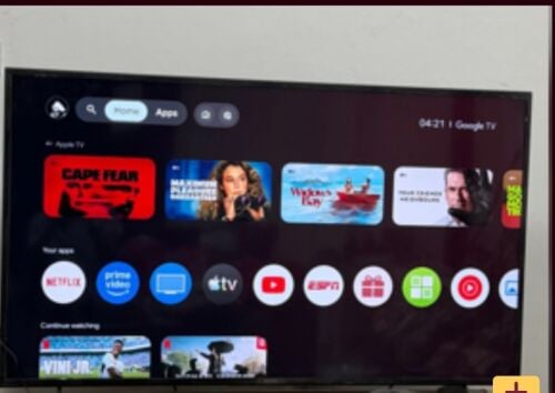 Sony 55 smart android 4k Google tv