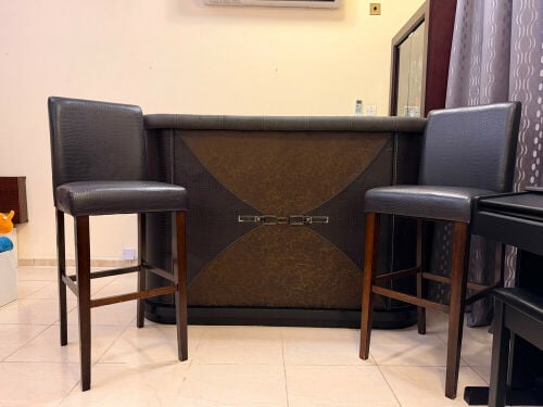 coffee corner with two chairs
