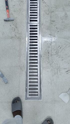 SS Floor Grating with tank