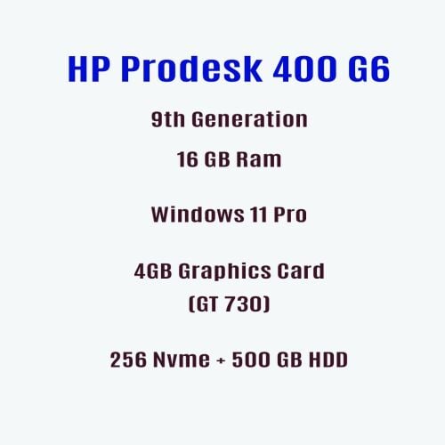 HP Prodesk 400 G6 9th generation
