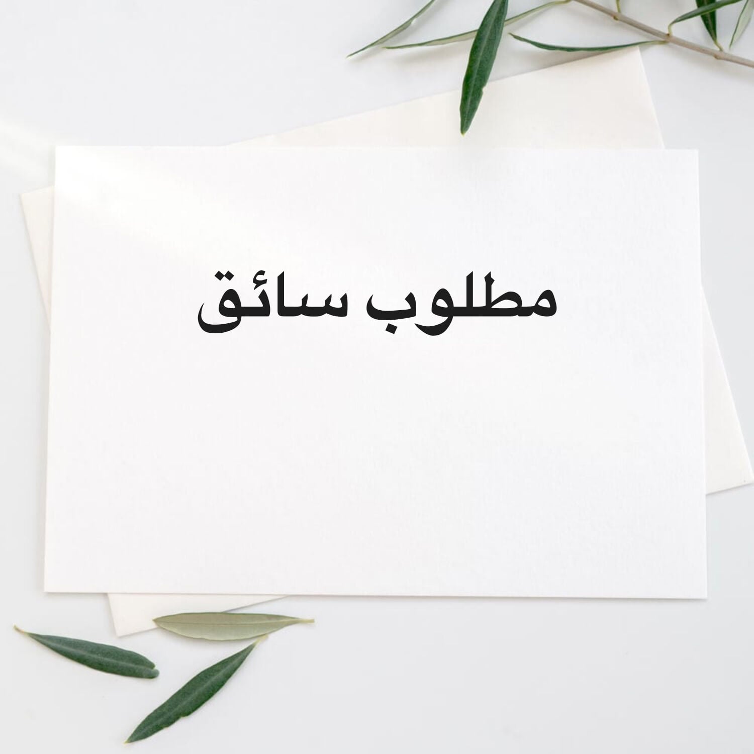 مطلوب سائق برخصه قطريه 