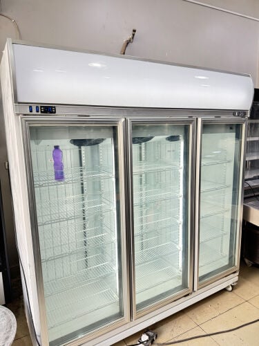Freezer 3 Door Glass