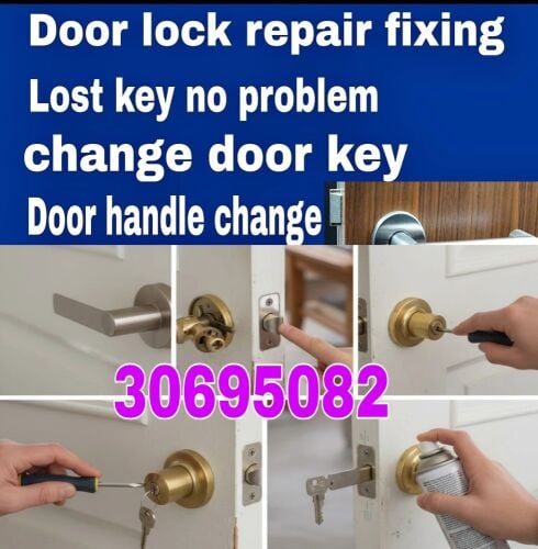 Door Lock Repair Without broken 306