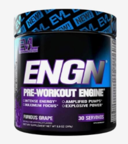 evil engin pre work out  grape
