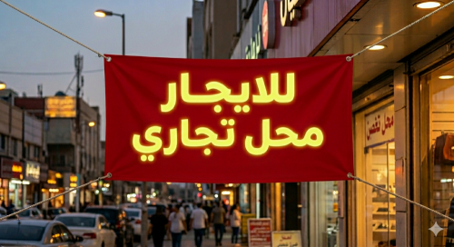 للايجار محل ميزانين