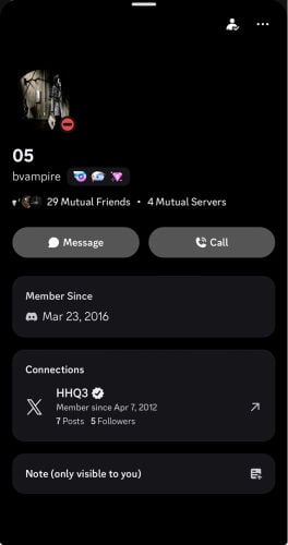  Discord early and user 