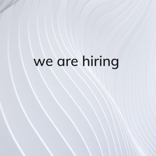 We are hiring