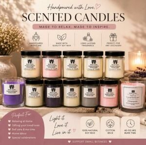 Handpoured Soywax Scented Candles