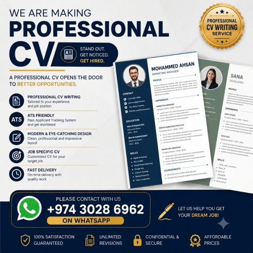 We are Making Professional CV