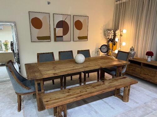 Original wood dining table set sell