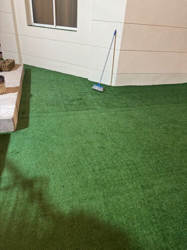 artificial green grass carpet
