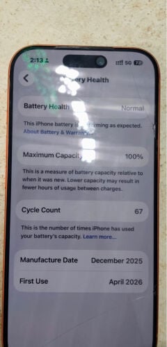 iPhone 17 bro 256 same new