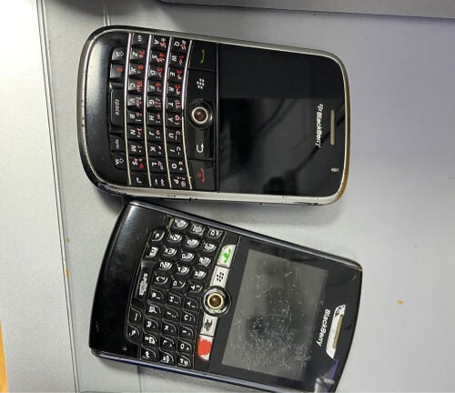 blackberry phones both working