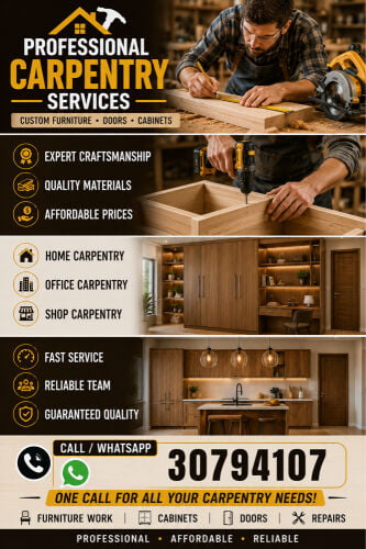 Carpentary Work (Home/ Offices)