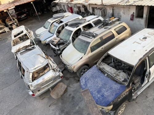 scrap car parts