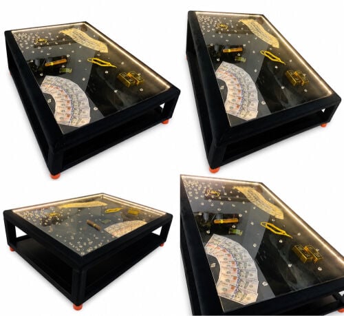 handmade table with luxury design
